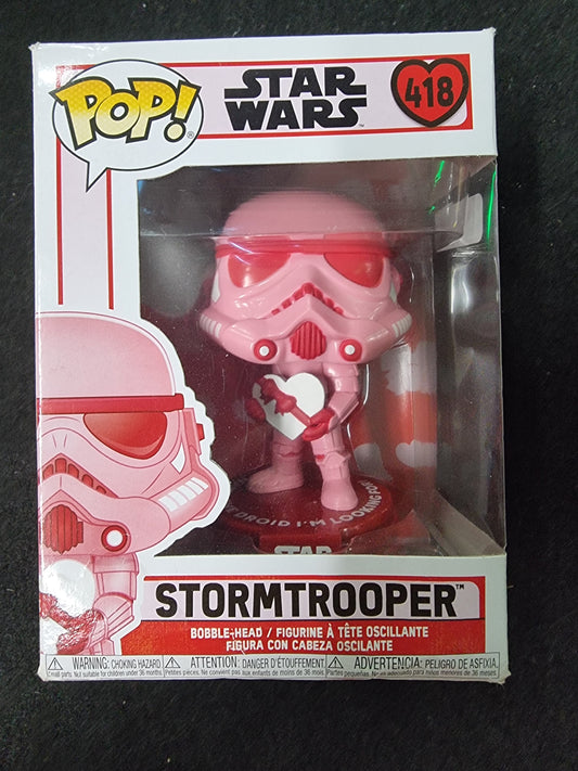 FUNKO POP STAR WARS STORMTROOPER #418