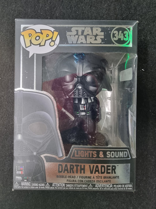 FUNKO POP STAR WARS DARTH VADER LIGHTS & SOUND #343