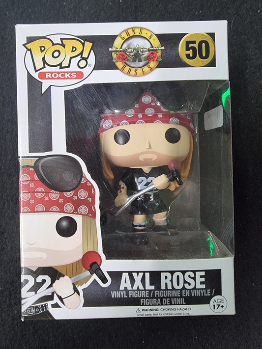 FUNKO POP GUNS N ROSES AXL ROSE #50