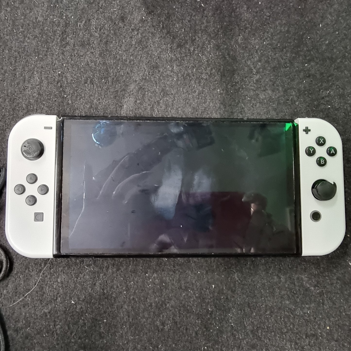 Nintendo Switch White OLED With Charging Dock 4 X Remotes Mario Kart Game