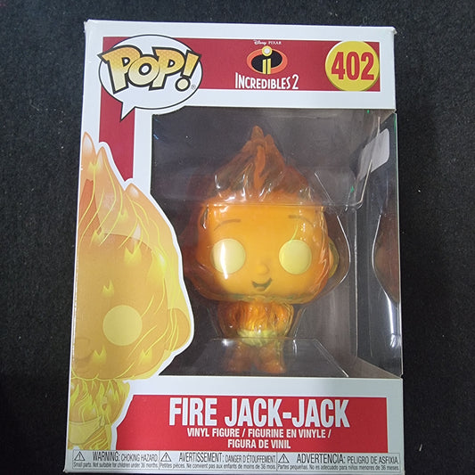 FUNKO POP INCREDIBLES 2 FIRE JACK -JACK #402