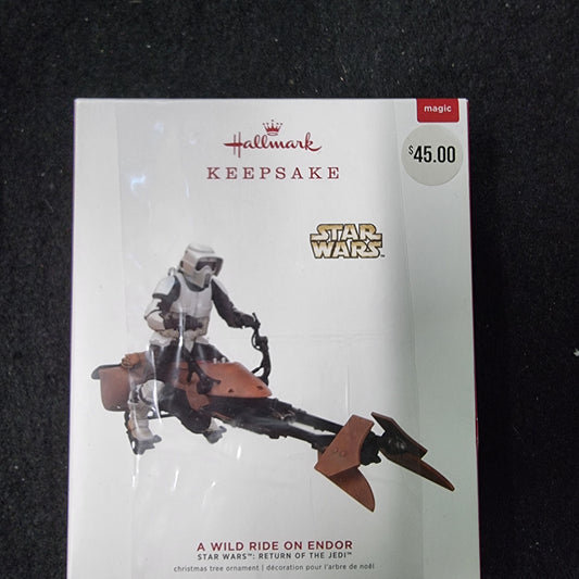 Hallmark Star Wars: Return of The Jedi "A Wild Ride on Endor" Christmas Ornament