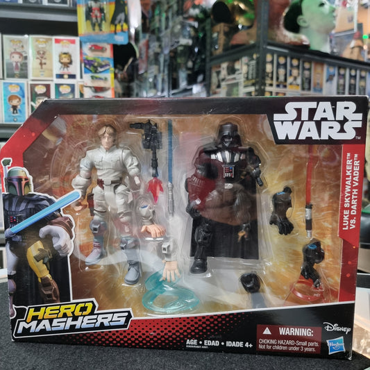 STAR WARS HERO MASHERS LUKE SKYWALKER vs DARTH VADER
