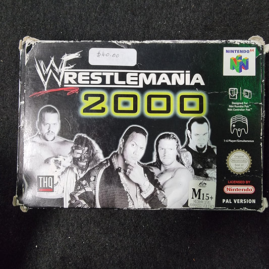 NINTENDO 64 WRESTLEMANIA 2000