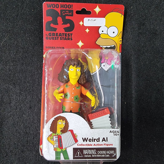 Neca The Simpsons 25 Greatest Guest Stars Series 4 Weird Al Yankovic Collectible