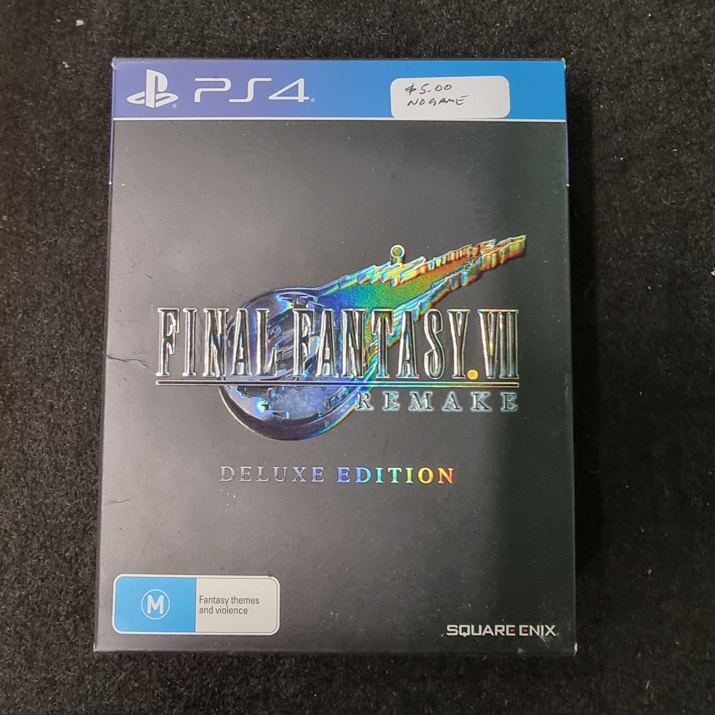 FINAL FANTASY 7 VII Remake: Deluxe Edition | PlayStation 4 PS4 | No Game