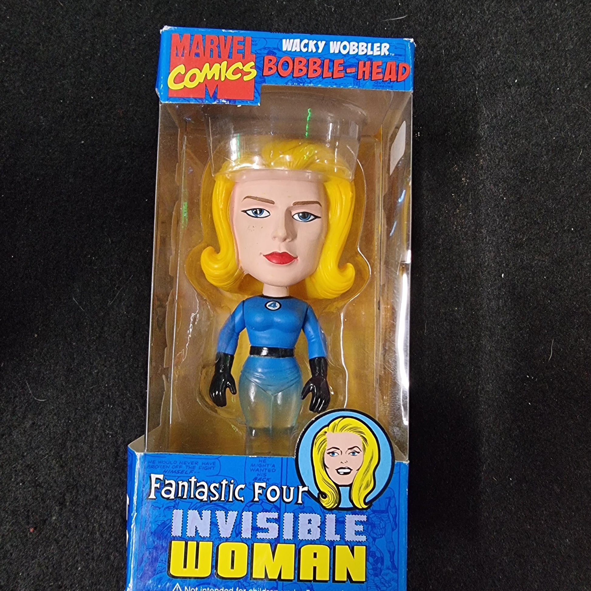Captain Marvel Invisible MARVEL COMICS WACKY WOBBLER FANTASIC FOUR INVISIBLE WOMAN – Captain ...