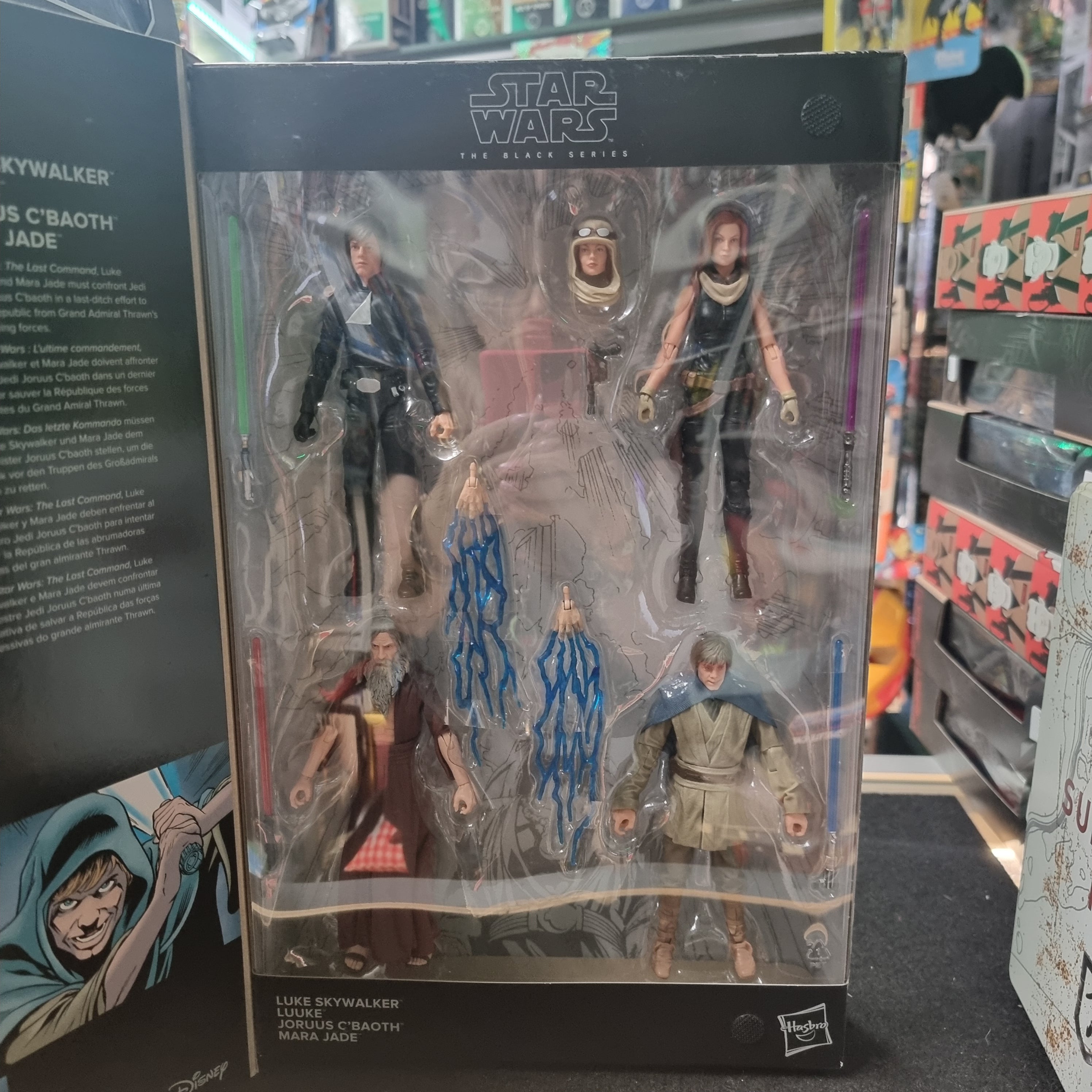 Star Wars Hasbro The Black Series The Last Command 4 Pack - Luke, Mara Jade, Joruus C'baoth, Thrawn