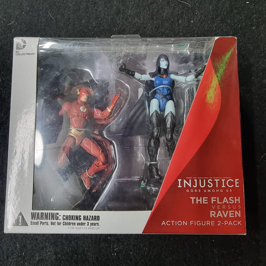 Injustice Gods Among Us THE FLASH Vs RAVEN 2-Pack 3.75 Action Figure Set DC