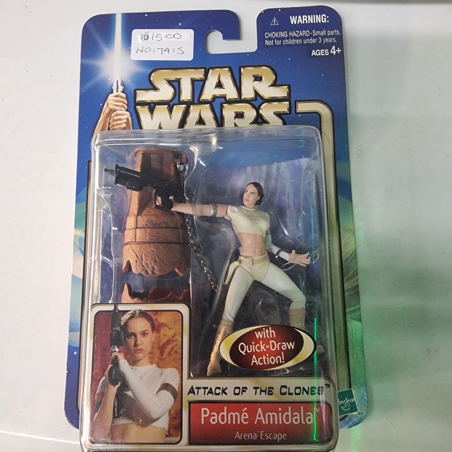 Star Wars Attack of the Clones Padme Amidala Arena Escape 3.75 Action Figure