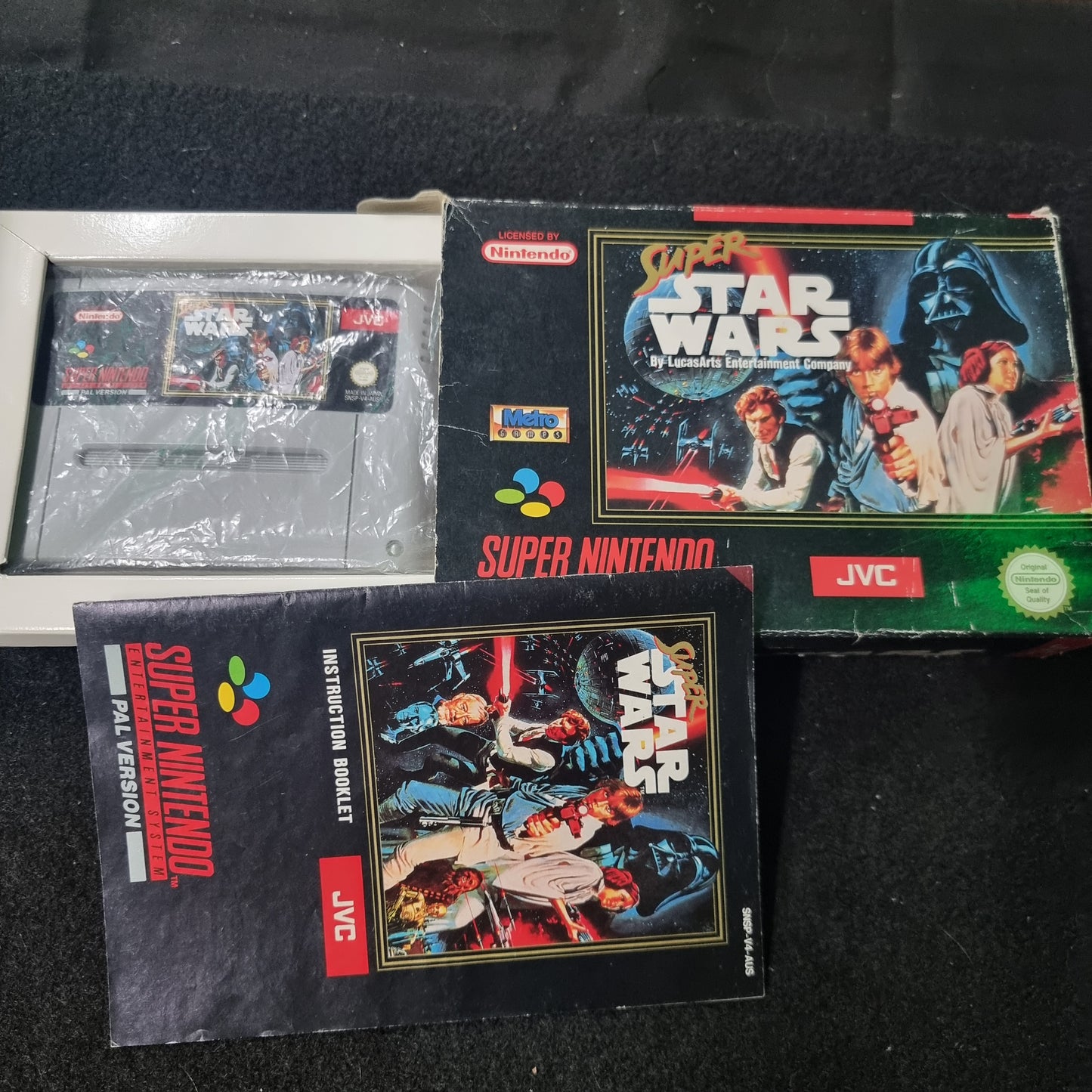 Super Star Wars (Boxed) SNES Game Super Nintendo USED PREOWNED