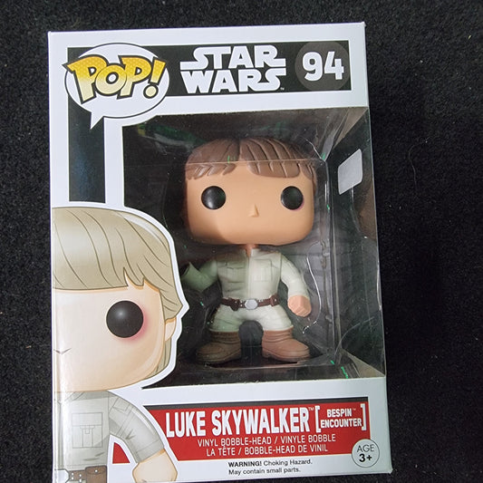 FUNKO POP STAR WARS LUKE SKYWALKER (BESPIN ENCOUNTER) #94 Captain Comics and Collectables Pty Ltd
