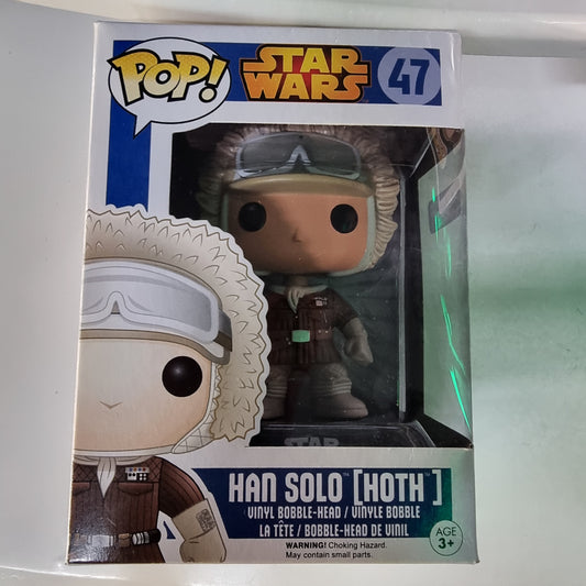 FUNKO POP STAR WARS HANS SOLO (HOTH) #47 Captain Comics and Collectables Pty Ltd
