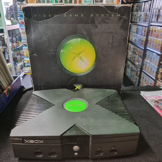 XBOX CONSOLE WITH BOX Captain Comics and Collectables Pty Ltd