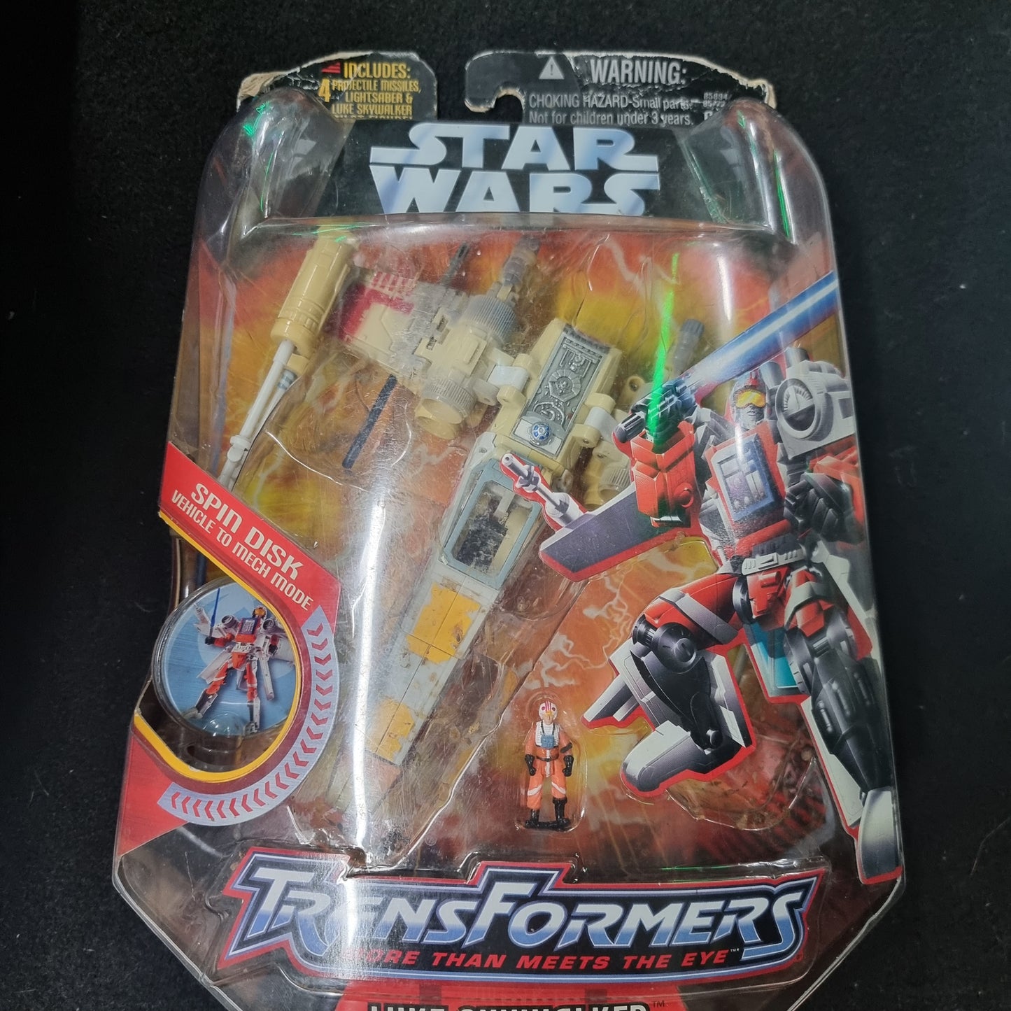STAR WARS TRANSFORMERS LUKE SKYWALKER X-WING FIGHTER