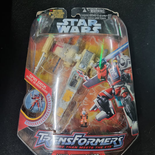 STAR WARS TRANSFORMERS LUKE SKYWALKER X-WING FIGHTER
