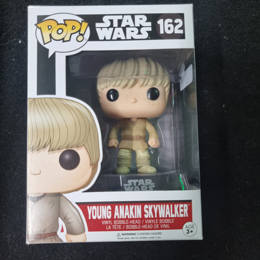 FUNKO POP STAR WARS YOUNG ANAKIN SKYWALKER #162 Captain Comics and Collectables Pty Ltd