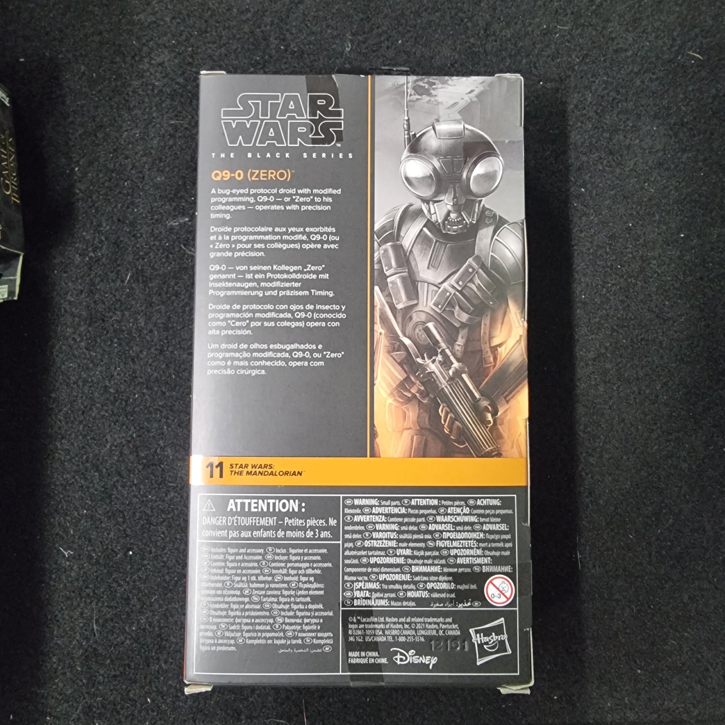 Star Wars The Black Series Q9-0 (Zero) 6 in Action Figure