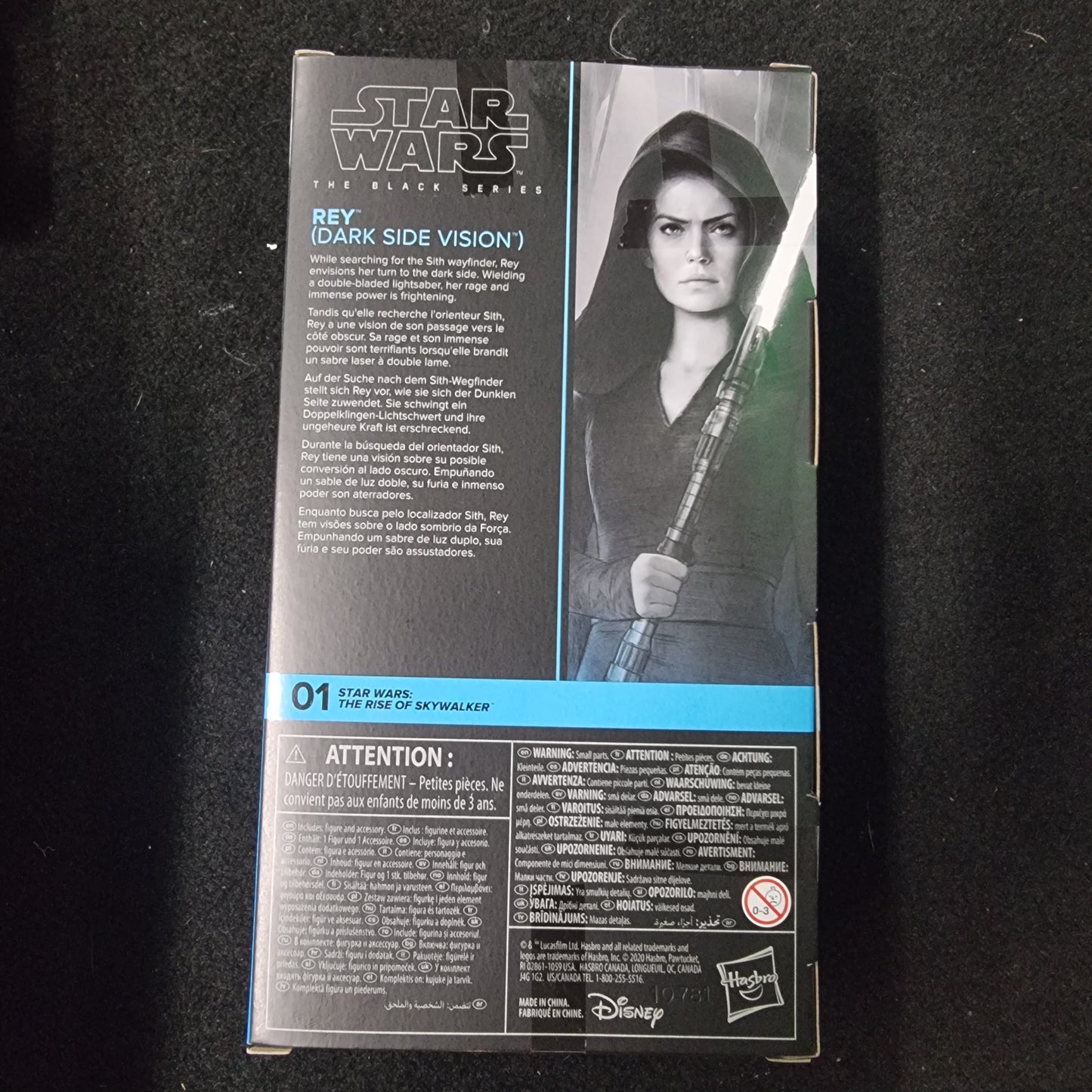 Hasbro Star Wars Black Series Rey Dark Side Vision 6" Figure