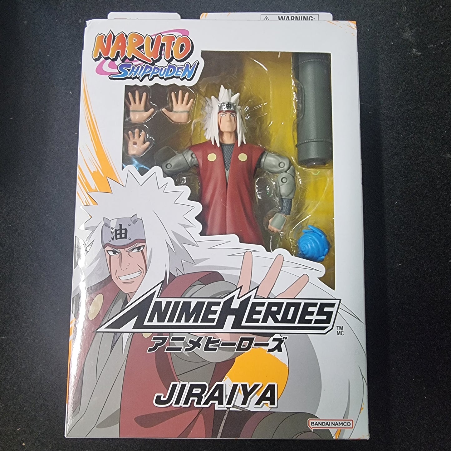 NARUTO SHIPPUDEN  JIRAIYA ANIME HEROES ACTION FIGURE