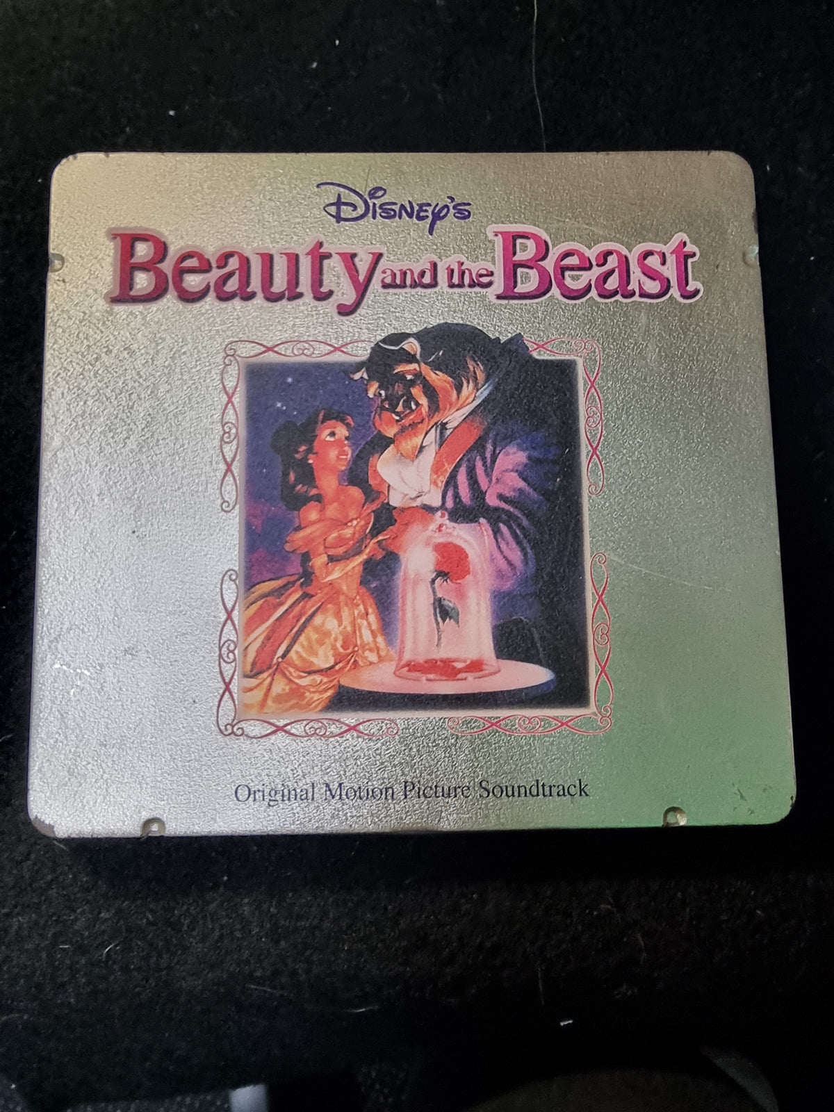 Disney's Celine Dion 1997 Beauty And The Beast Taiwan OBI Tin Box Gold CD Book