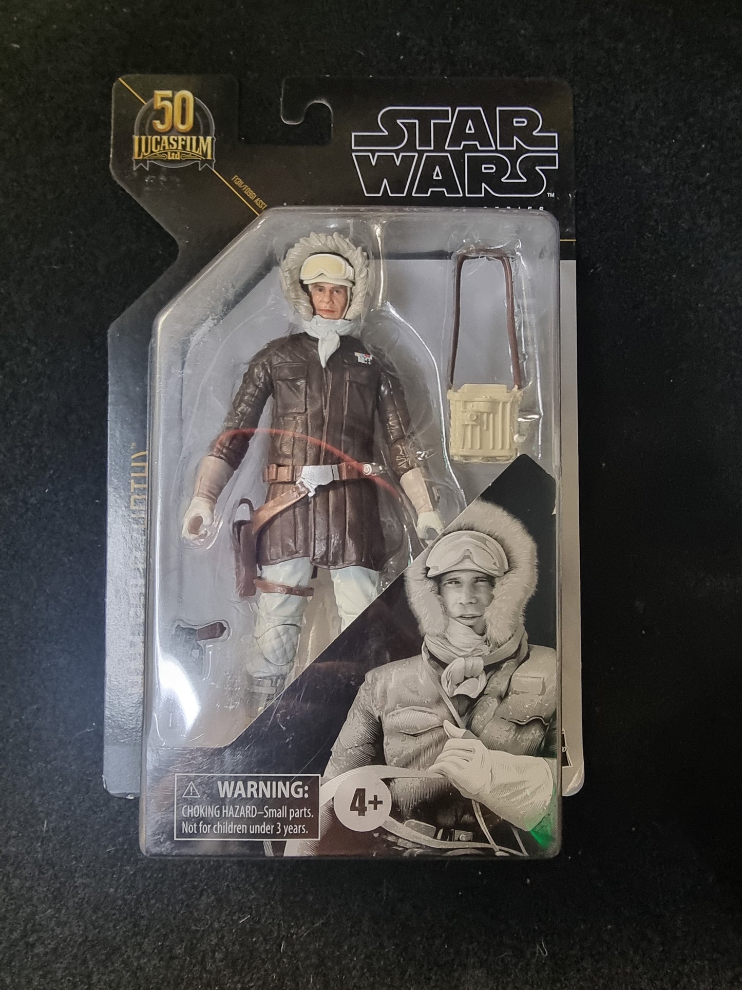 STAR WARS THE BLACK SERIES HAN SOLO (HOTH) FIGURE