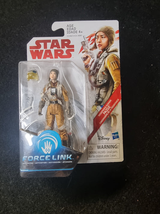 STAR WARS FORCE LINK RESISTANCE GUNNER PAIGE FIGURE