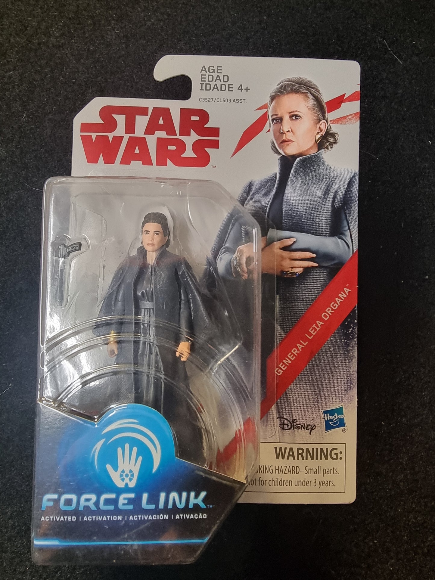 STAR WARS FORCE LINK GENERAL LEIA ORGANA FIGURE