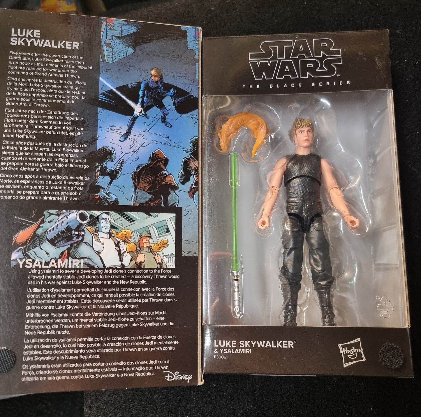 STAR WARS THE BLACK SERIES LUKE SKYWALKER & YSALAMIRI HEIR TO THE EMPIRE