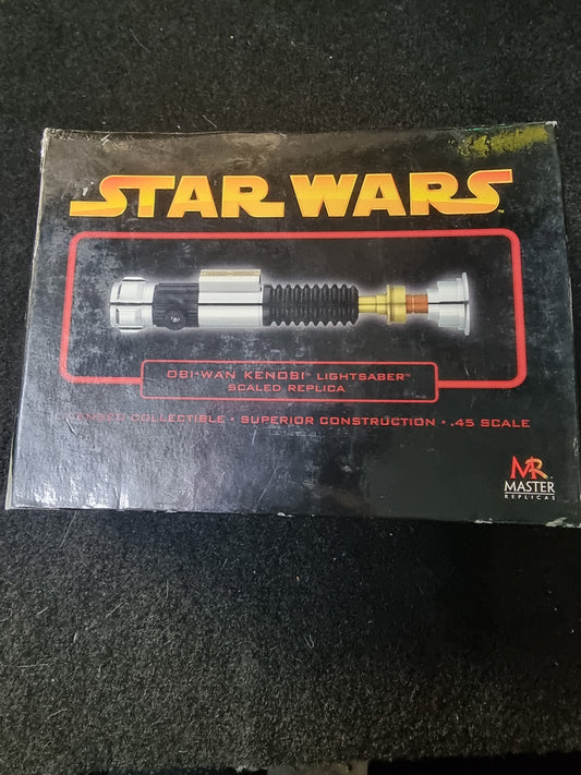 STAR WARS MASTER REPLICAS OBI-WAN KENOBI LIGHTSABER SCALED REPLICA