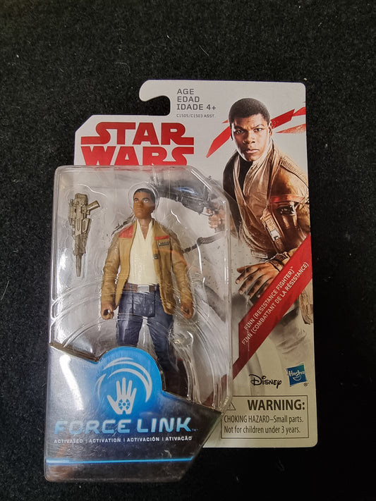 STAR WARS FORCE LINK FINN ( RESISTANCE FIGHTER) FIGURE