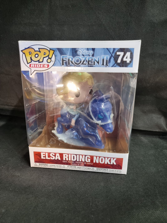 Funko Pop! Rides: Disney - Elsa Riding Nokk (6 inch) #74