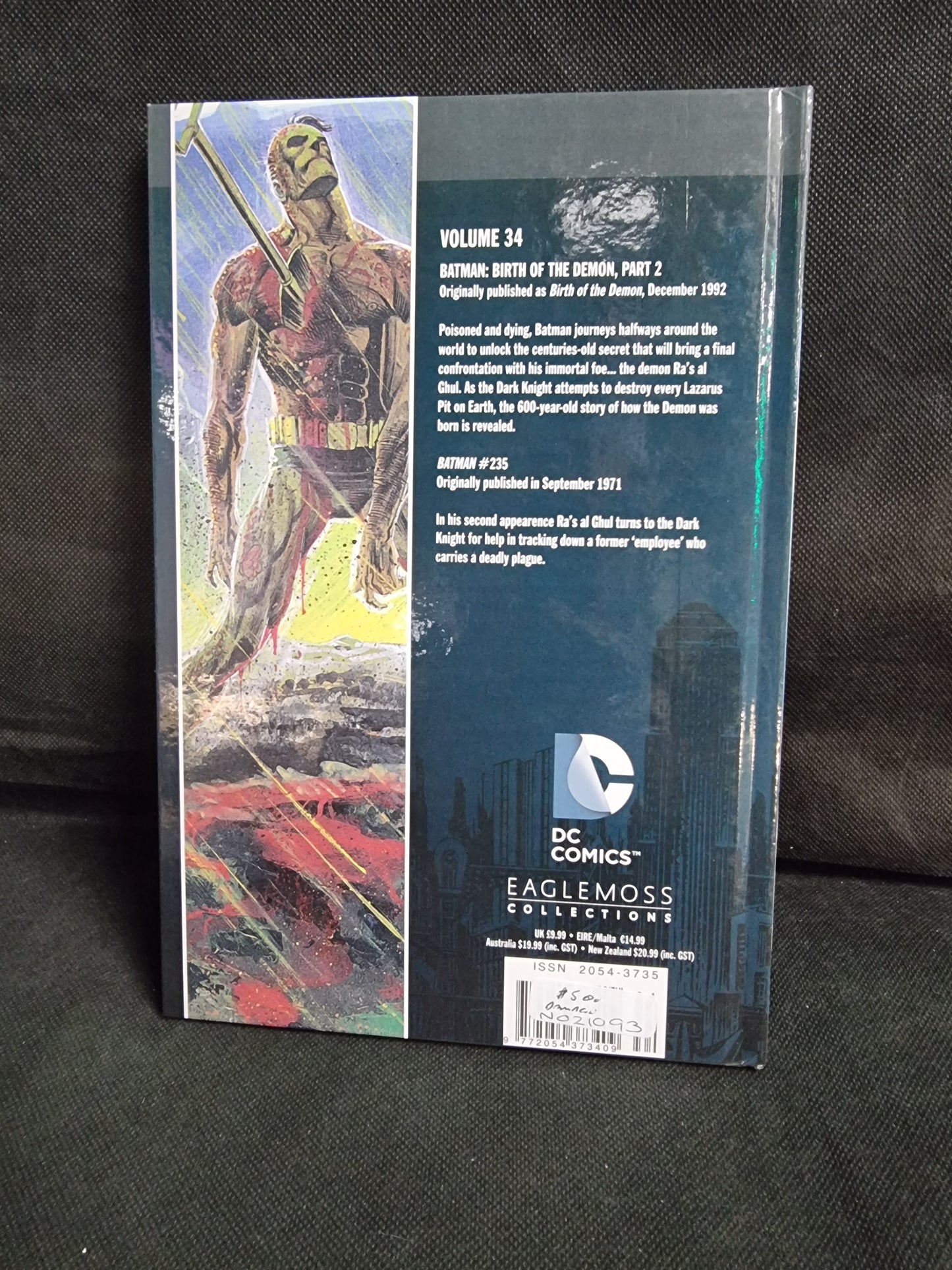 DC COMICS GRAPHIC NOVEL COLLECTION BATMAN BIRTH OF THE DEMON PART 2