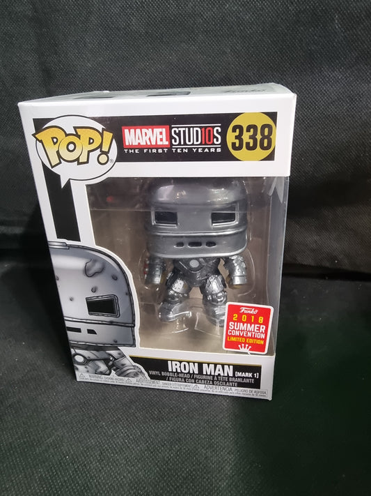 FUNKO MARVEL STUDIOS THE FIRST 10 YEARS 2018 SUMMER CONVENTION IRON MAN  MARK 1 #338