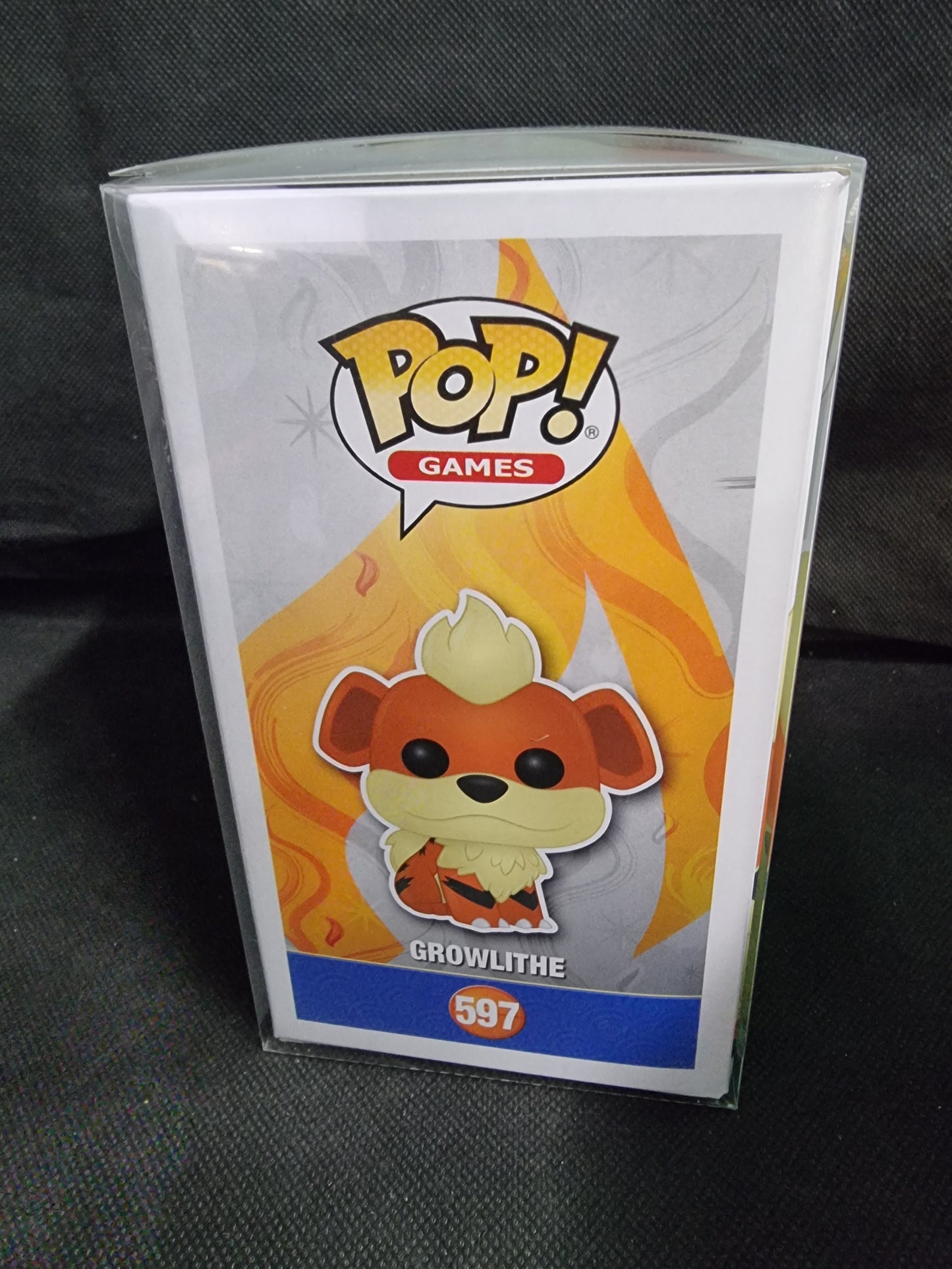 FUNKO POP POKEMON GROWLITHE FLOCKED LIMITED EDITION #597