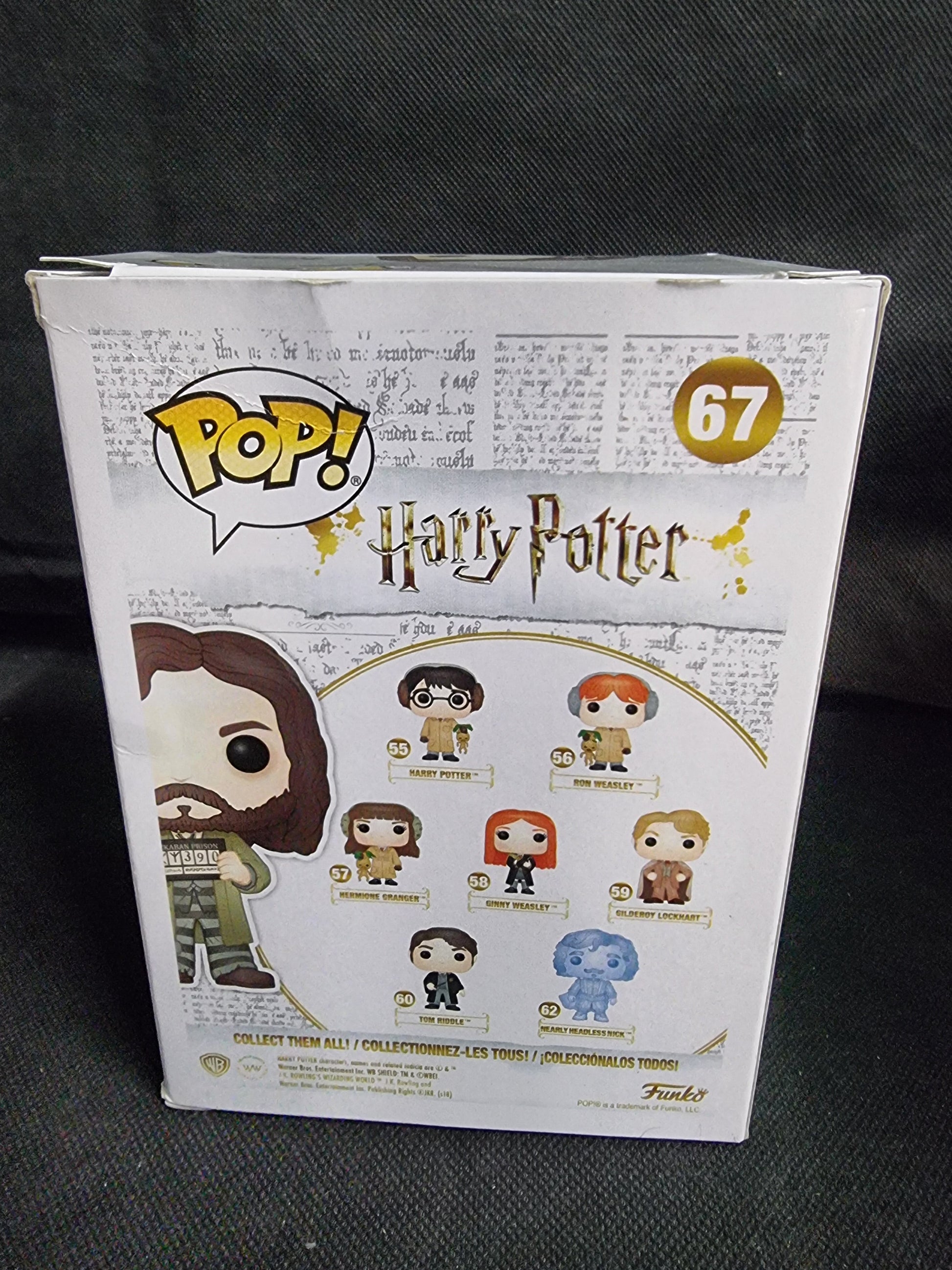 FUNKO POP HARRY POTTER SIRIUS BLACK #67 Captain Comics and Collectables Pty Ltd