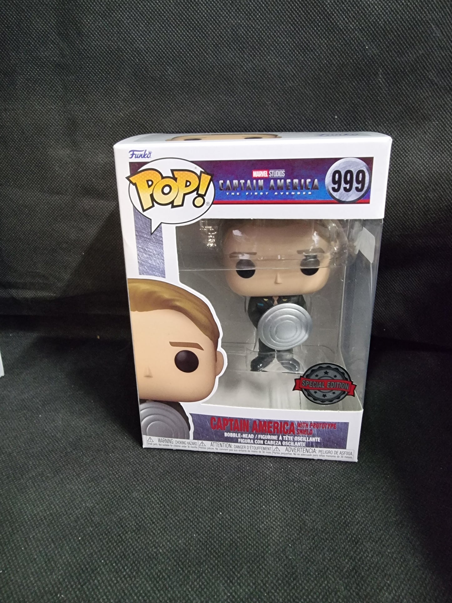 FUNKO POP MARVEL CAPTAIN AMERICA WITH PROTOTYPE