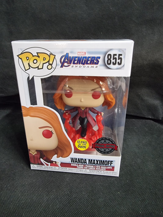 FUNKO POP MARVEL AVENGERS WANDA MAXIMOFF SPECIAL EDITION #855