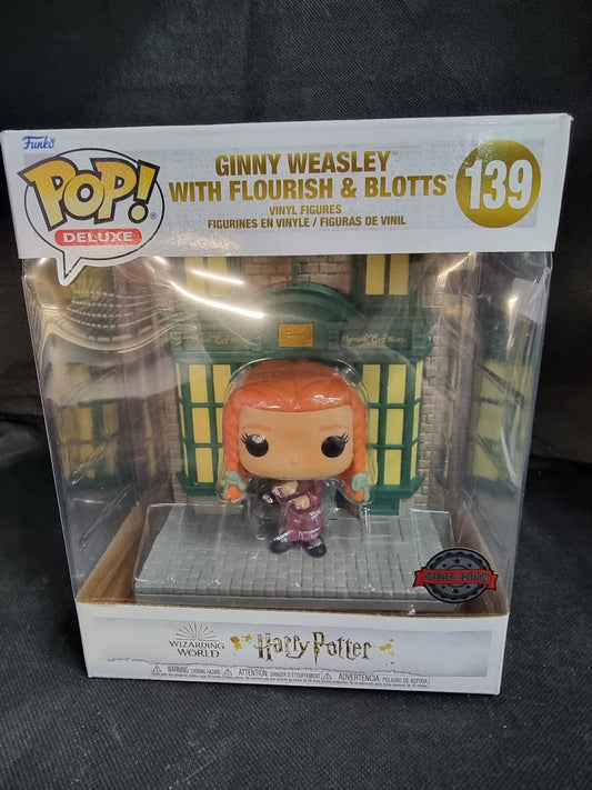 FUNKO POP HARRY POTTER GINNY WEASLEY WITH FLOURISH & BLOTTS #139