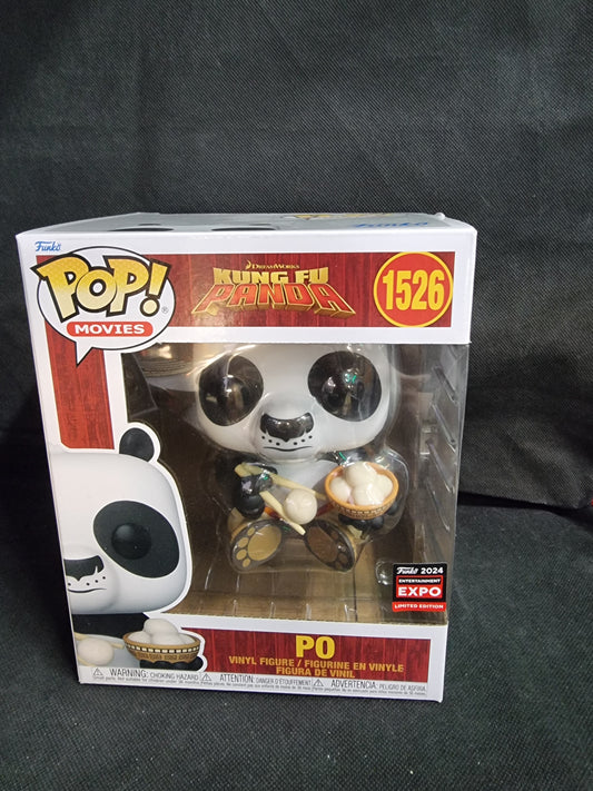FUNKO POP KUNG FU PANDA PO #1526 ENTERTAINMENT EXPO 2024
