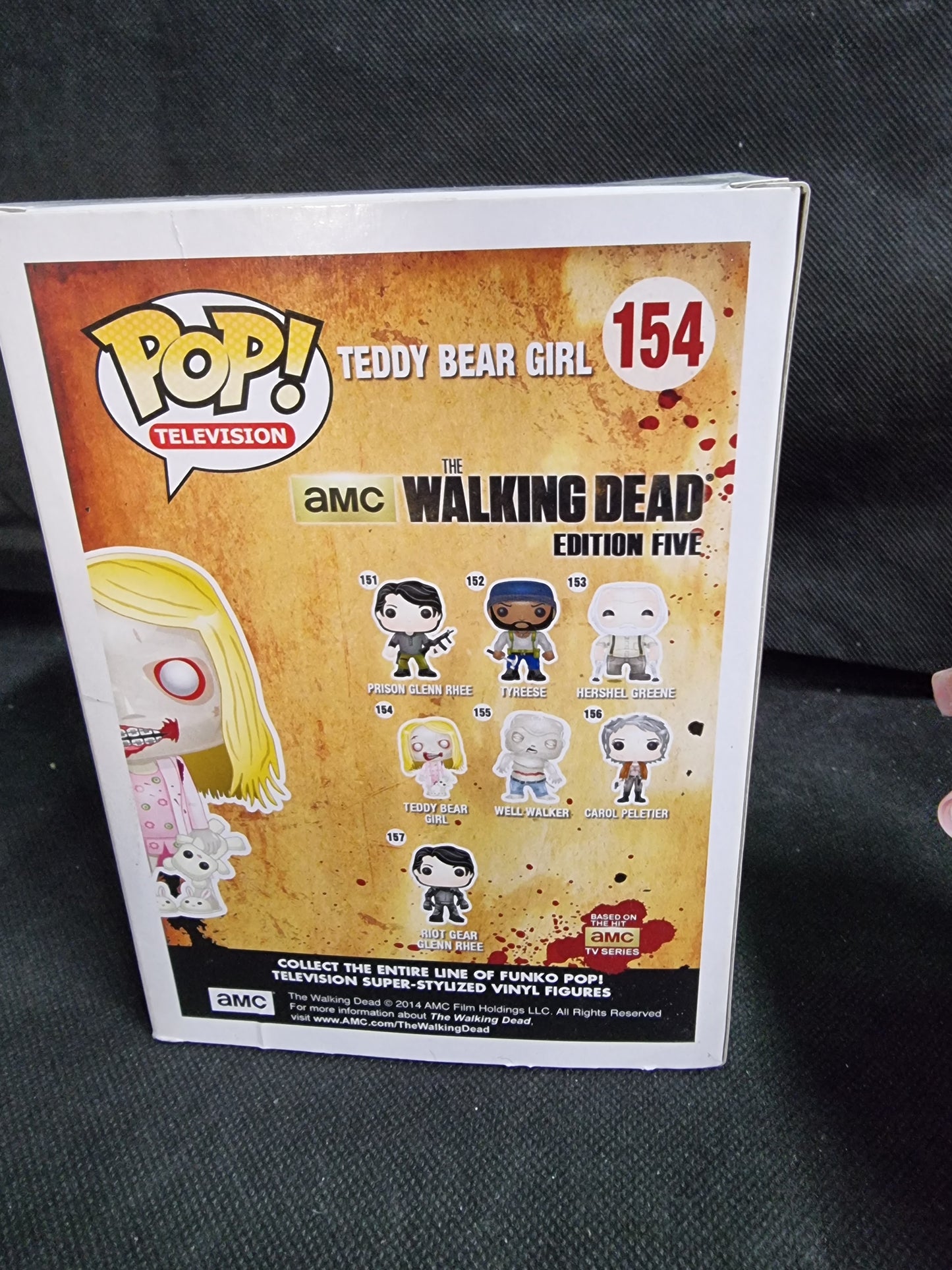 FUNKO POP THE WALKING DEAD TEDDY BEAR GIRL #154