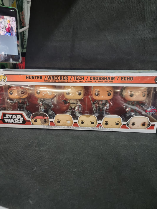 FUNKO POP STAR WARS BAD BATCH 5 PACK