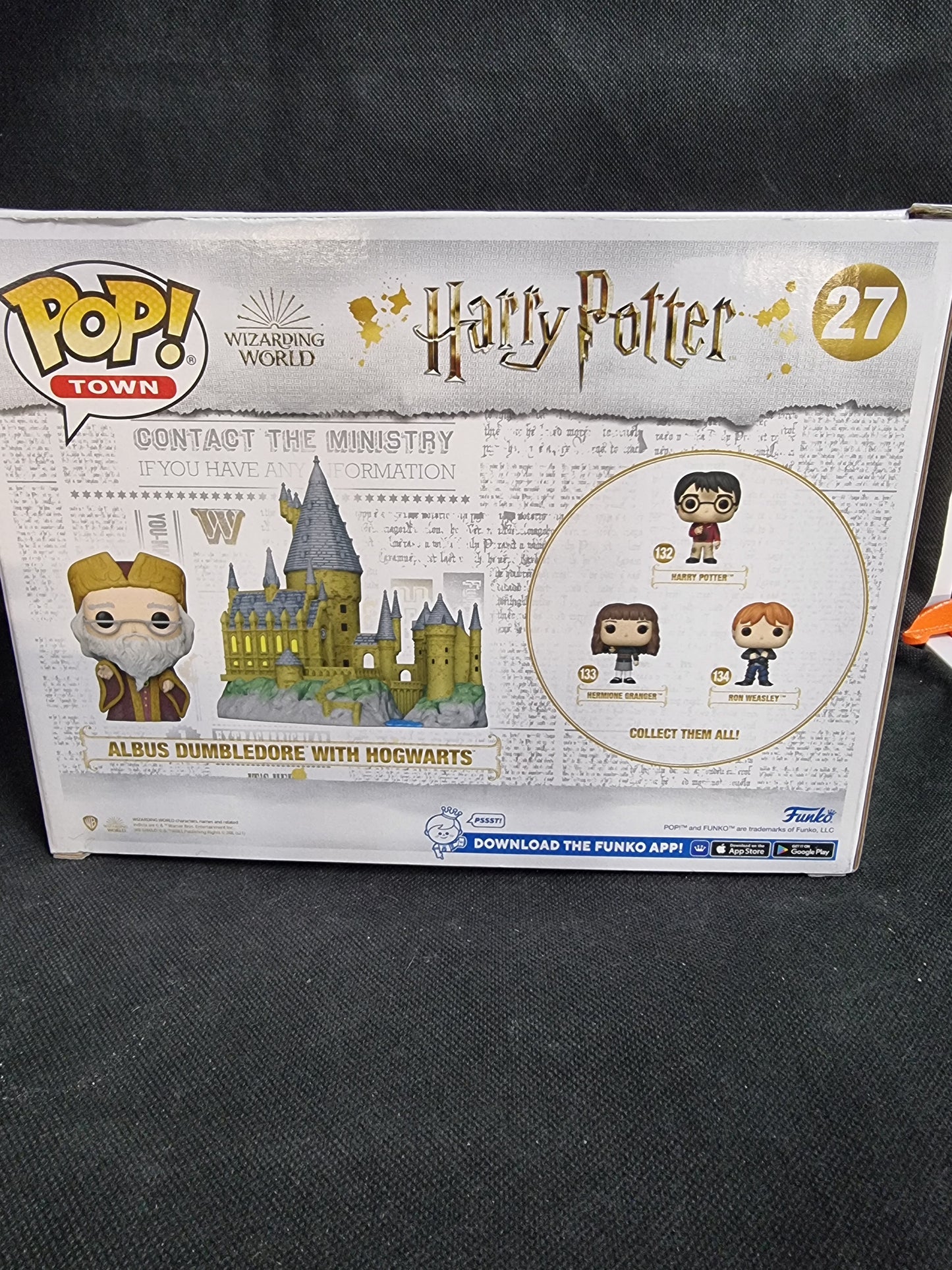 FUNKO TOWN ALBUS DUMBLEDORE WITH HOGWARTS #27