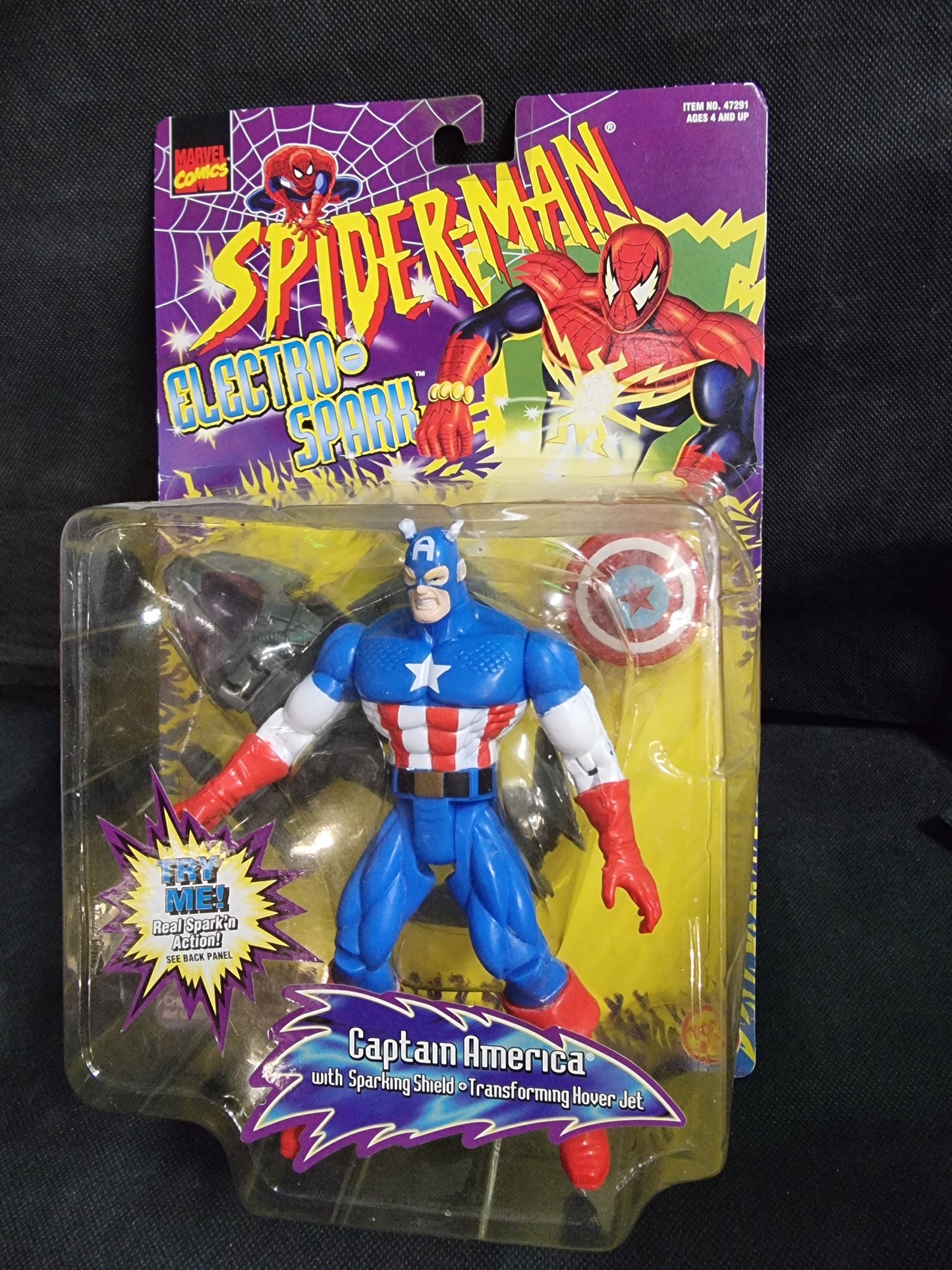 SPIDER-MAN ELECTRO SPARK CAPTAIN AMERICA