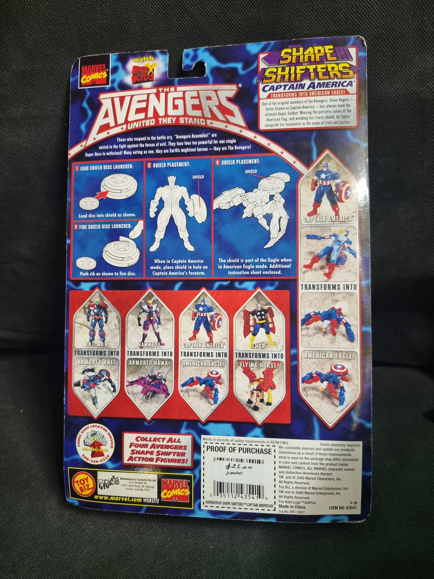 THE AVENGERS SHAPE SHIFTERS CAPTAIN AMERICA