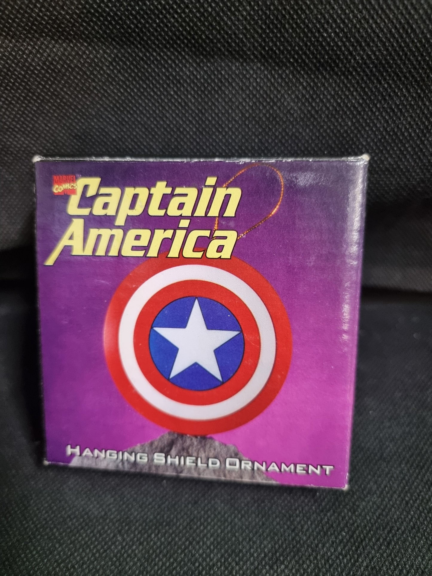 CAPTAIN AMERICA HANGING SHIELD ORNAMENT