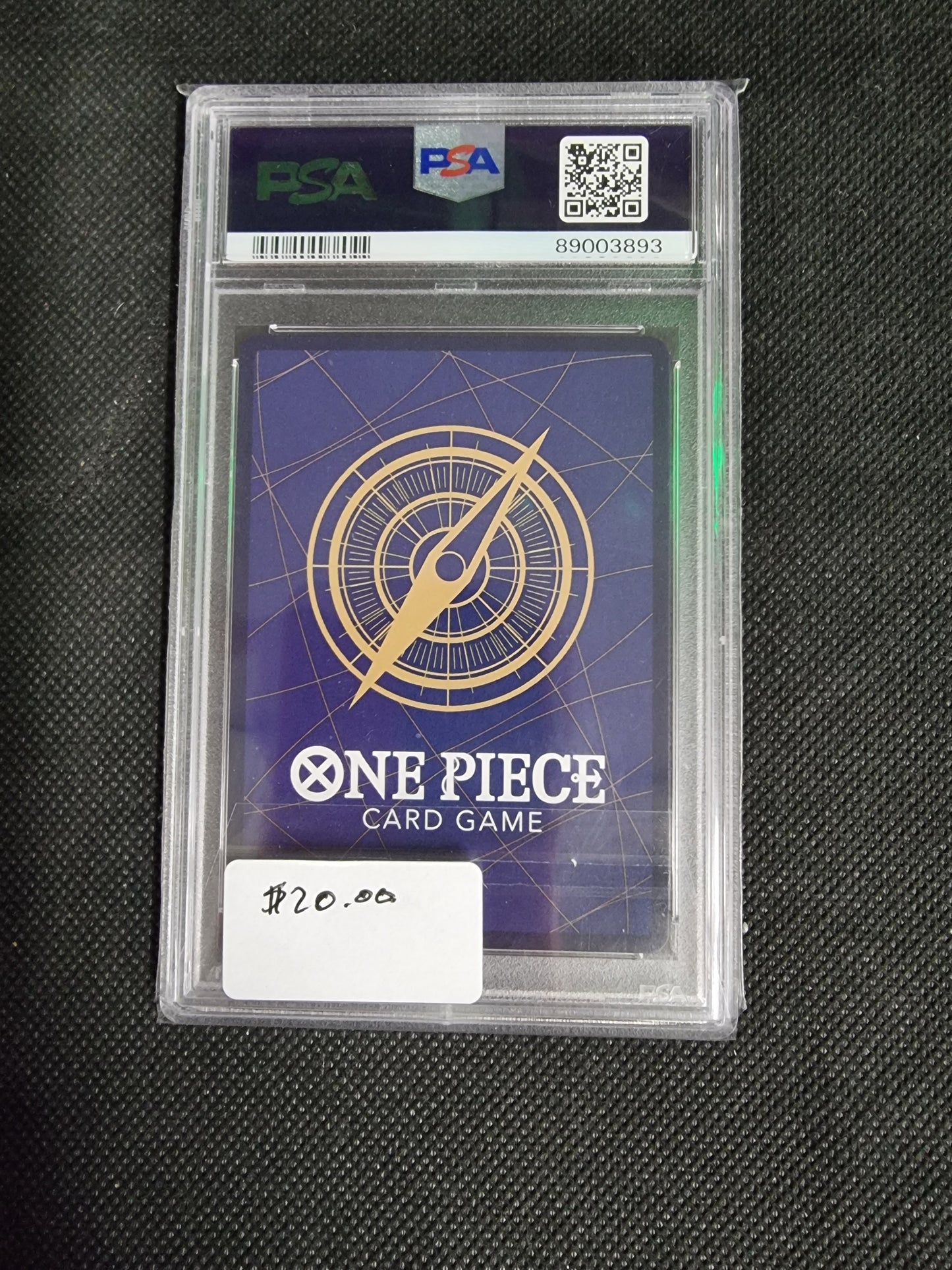 PSA 10 GEM MINT JAPANESE ONE PIECE 2022 FRANKY OP01-021 STANDARD BATTLE WINNER