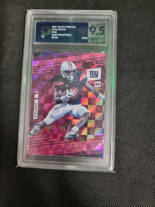 2022 PANINI PRESTIGE XTRA POINTS PINK GARY BRIGHTWELL 49/50 PSG 9.5 GEM MINT