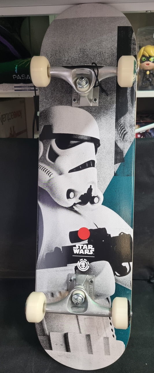 Element Star Wars Complete Skateboard Storm Trooper 8.0