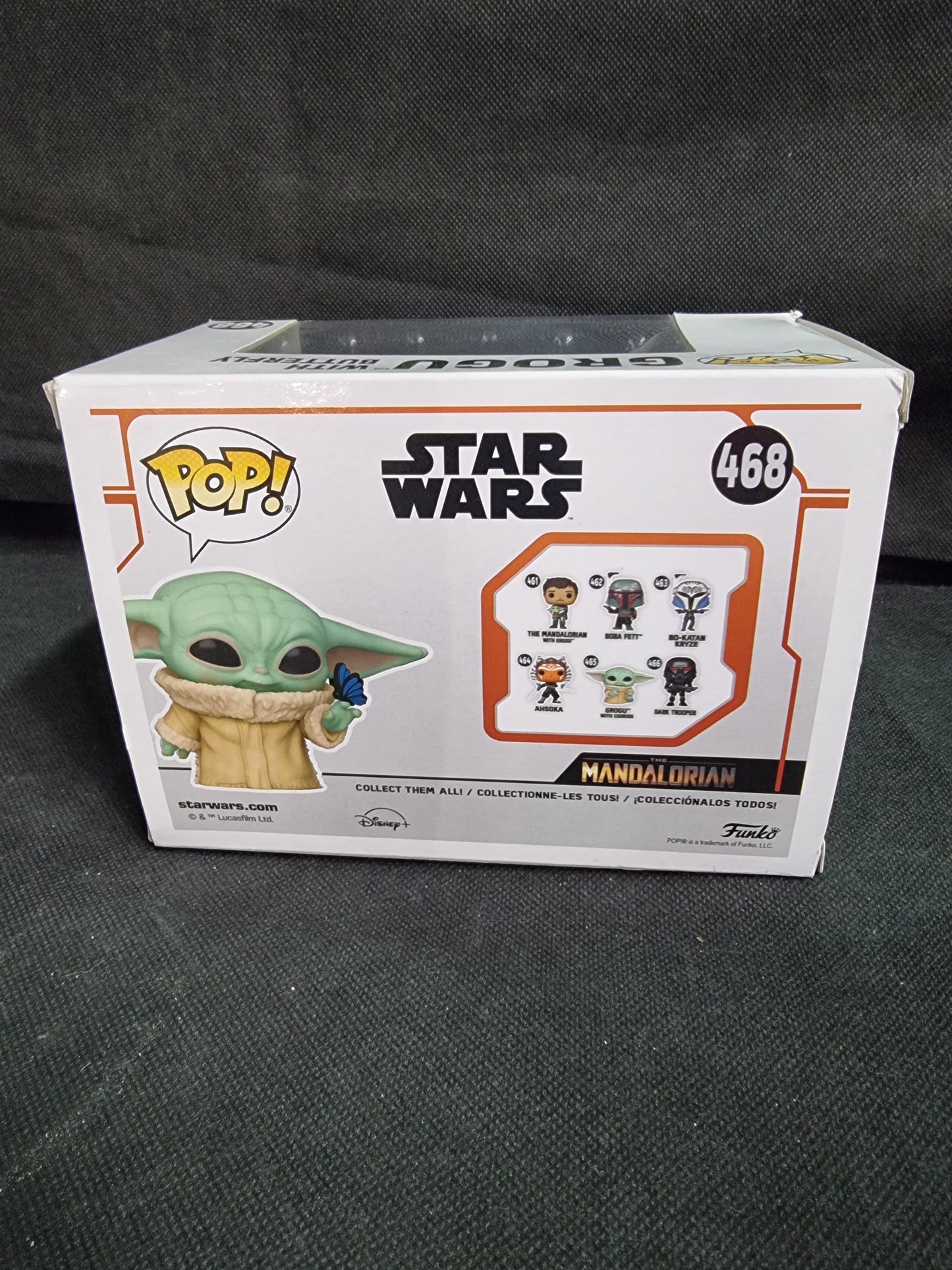 FUNKO POP STAR WARS GROGU WITH BUTERFLY #468 SPECIAL EDITION
